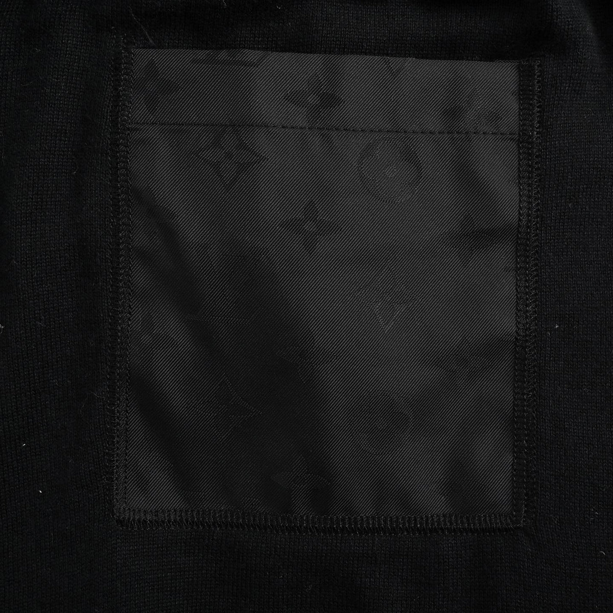 D-Ring Detail Monogram Sweatshirt - Black
