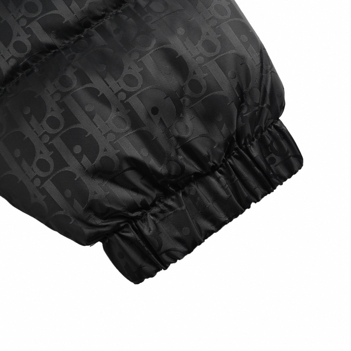 Oblique Tonal Jacquard Puffer