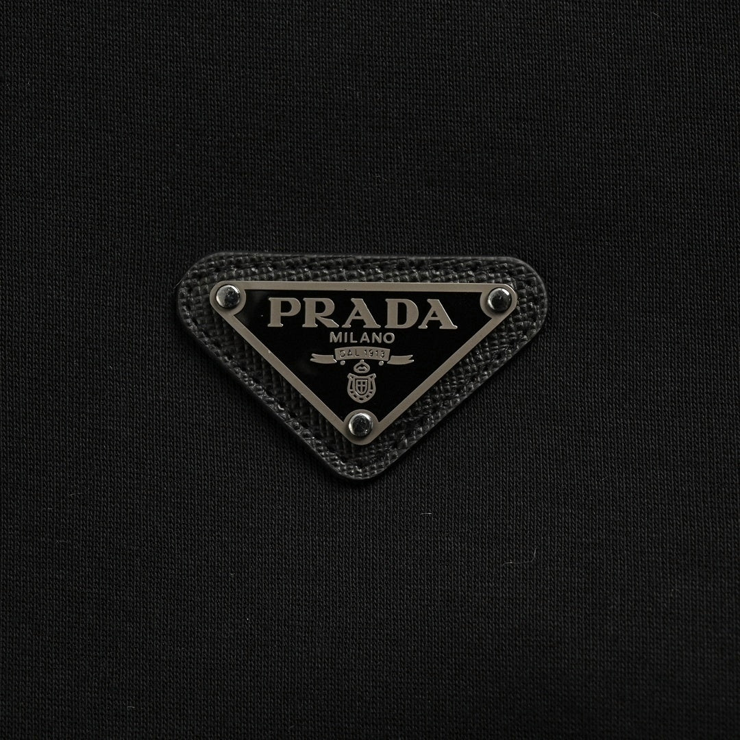 Panel Jersey Track Jacket | Black