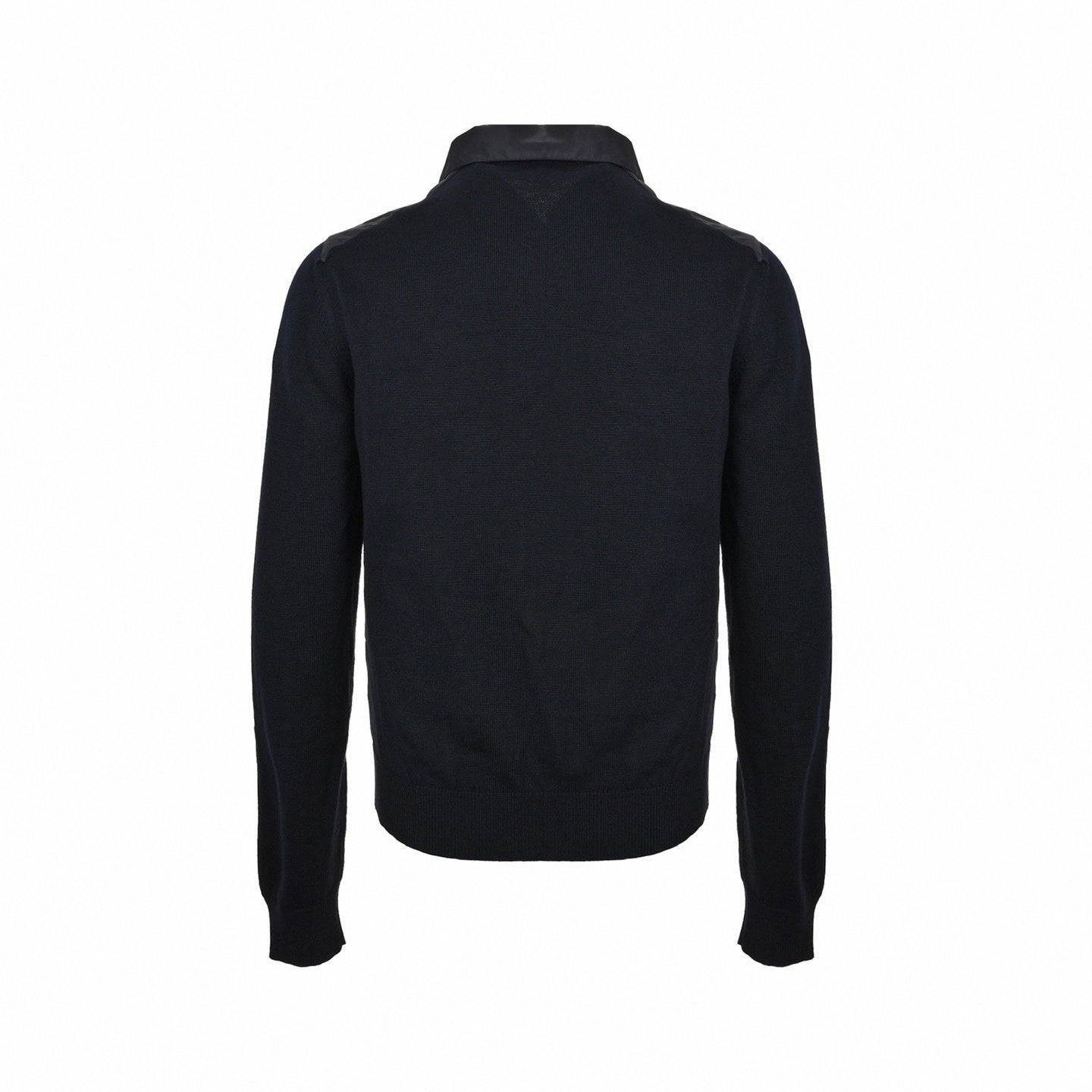 Re-Nylon Mixed-Media Hybrid Jacket | Navy Blue