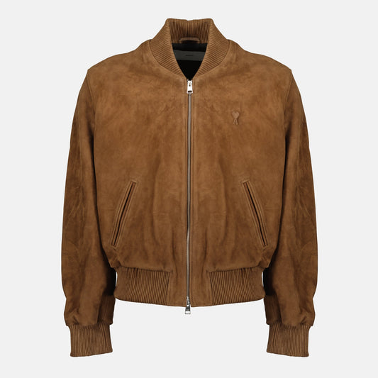 Suede Leather Bomber