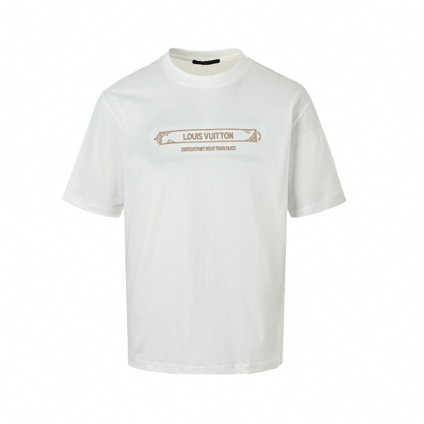 Pont Neuf Embroidered T-Shirt - White