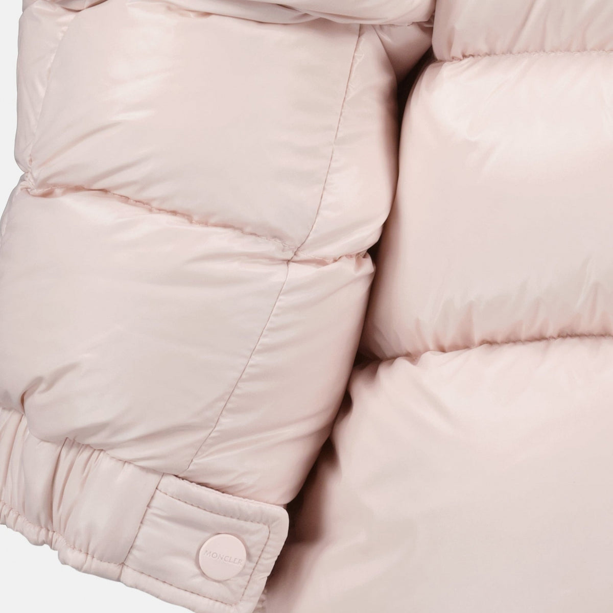 Cropped Puffer Jacket - Light Pink