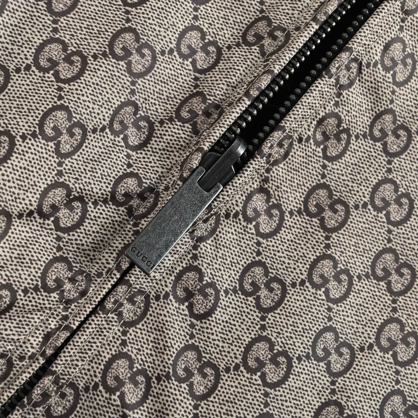 GG Canvas to Black Reversible Hoodie