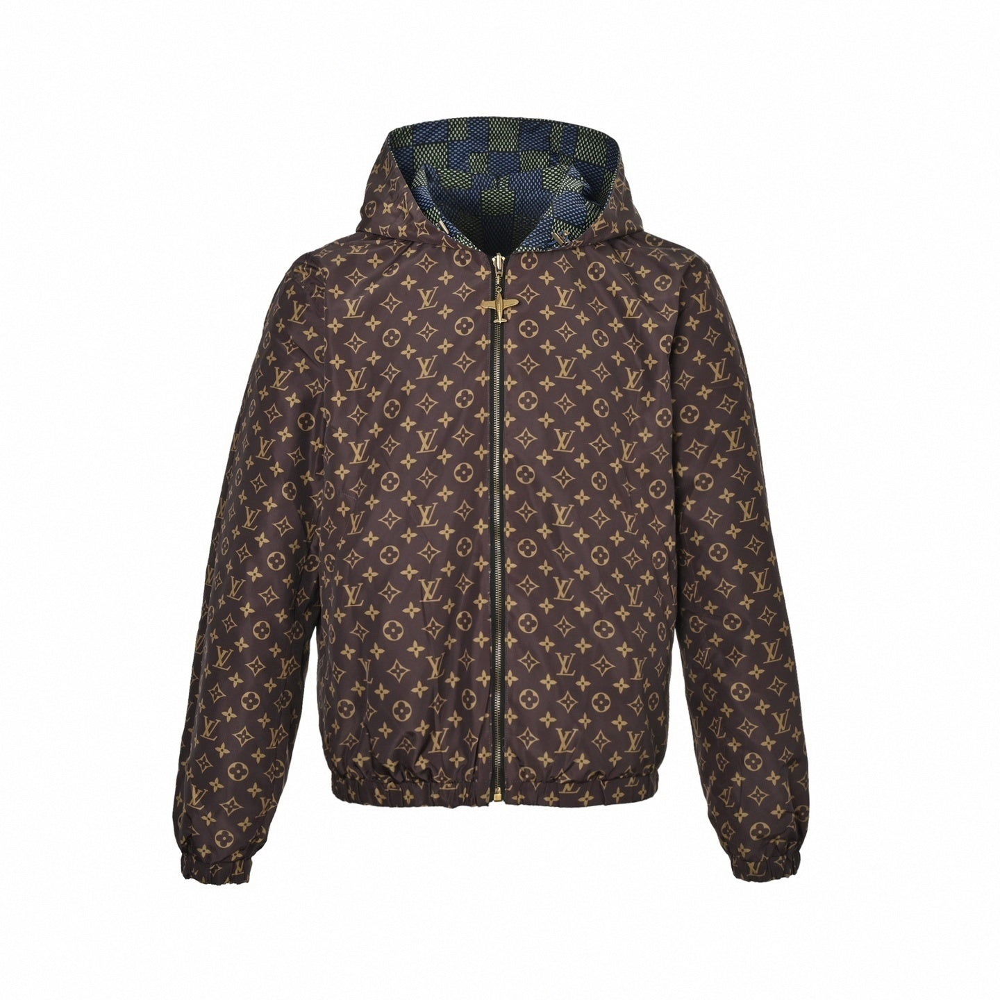 Reversible Damier & Monogram Windbreaker – HauteRoma