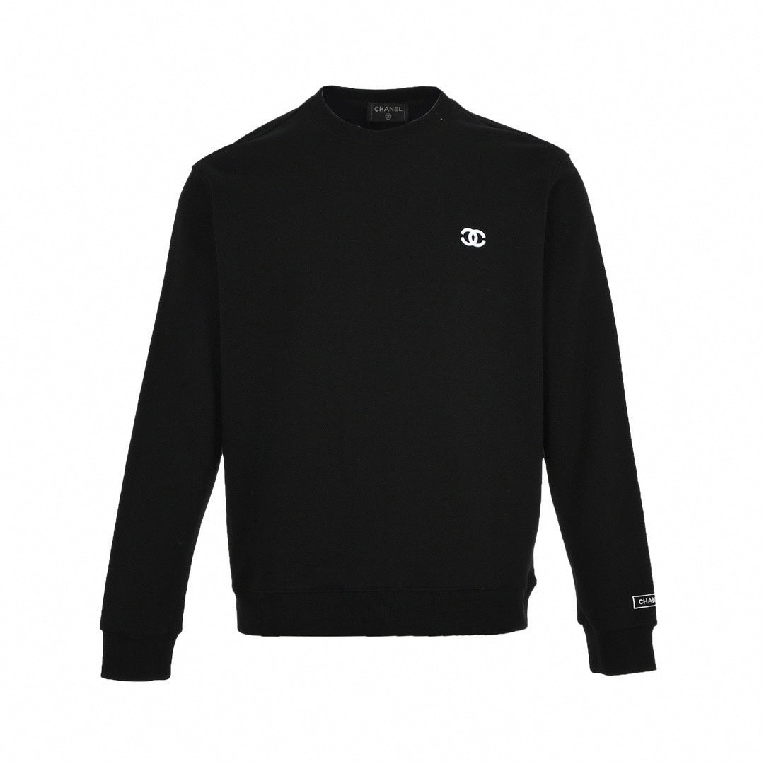 Embroidered CC Logo Crewneck Sweatshirt