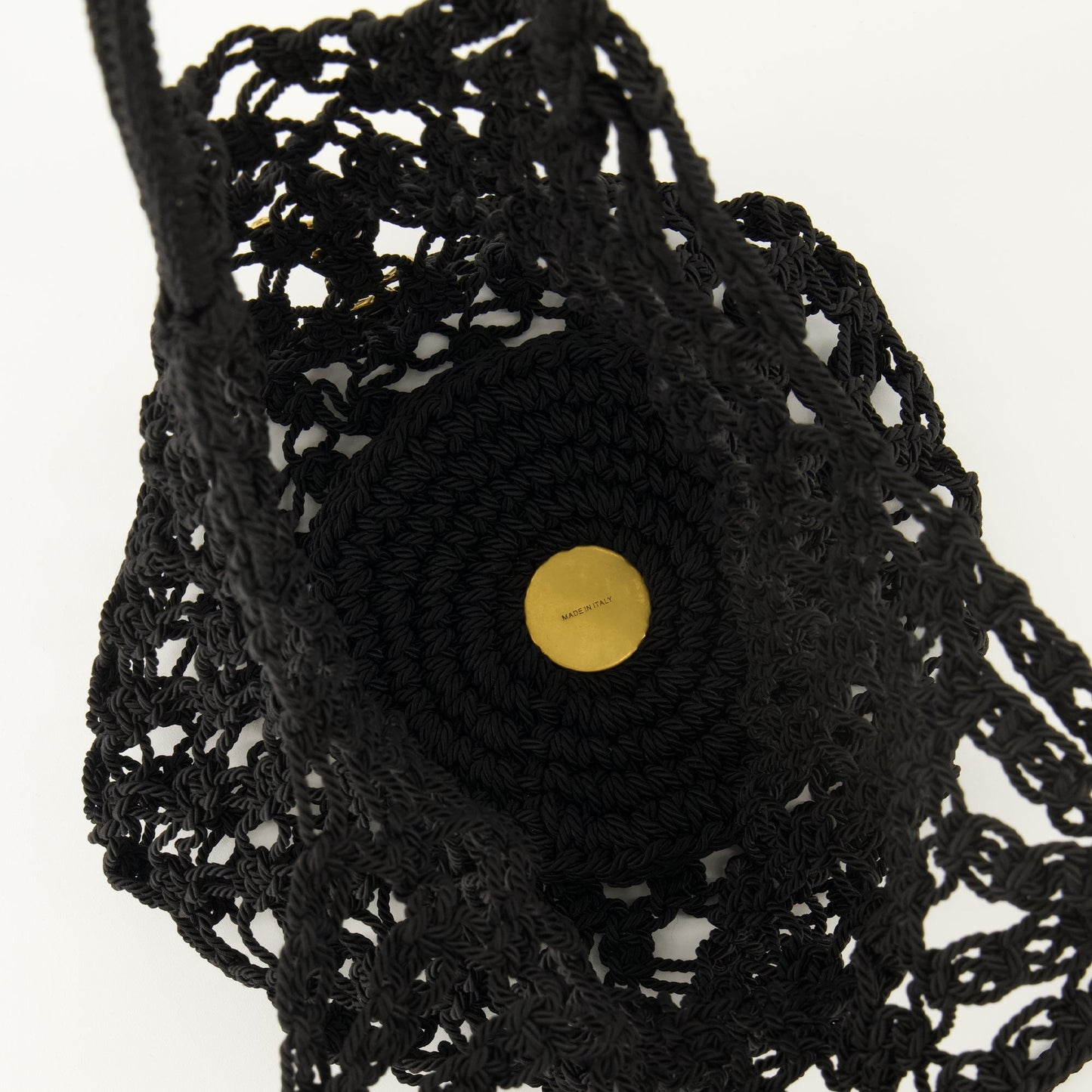Black Crochet Bag