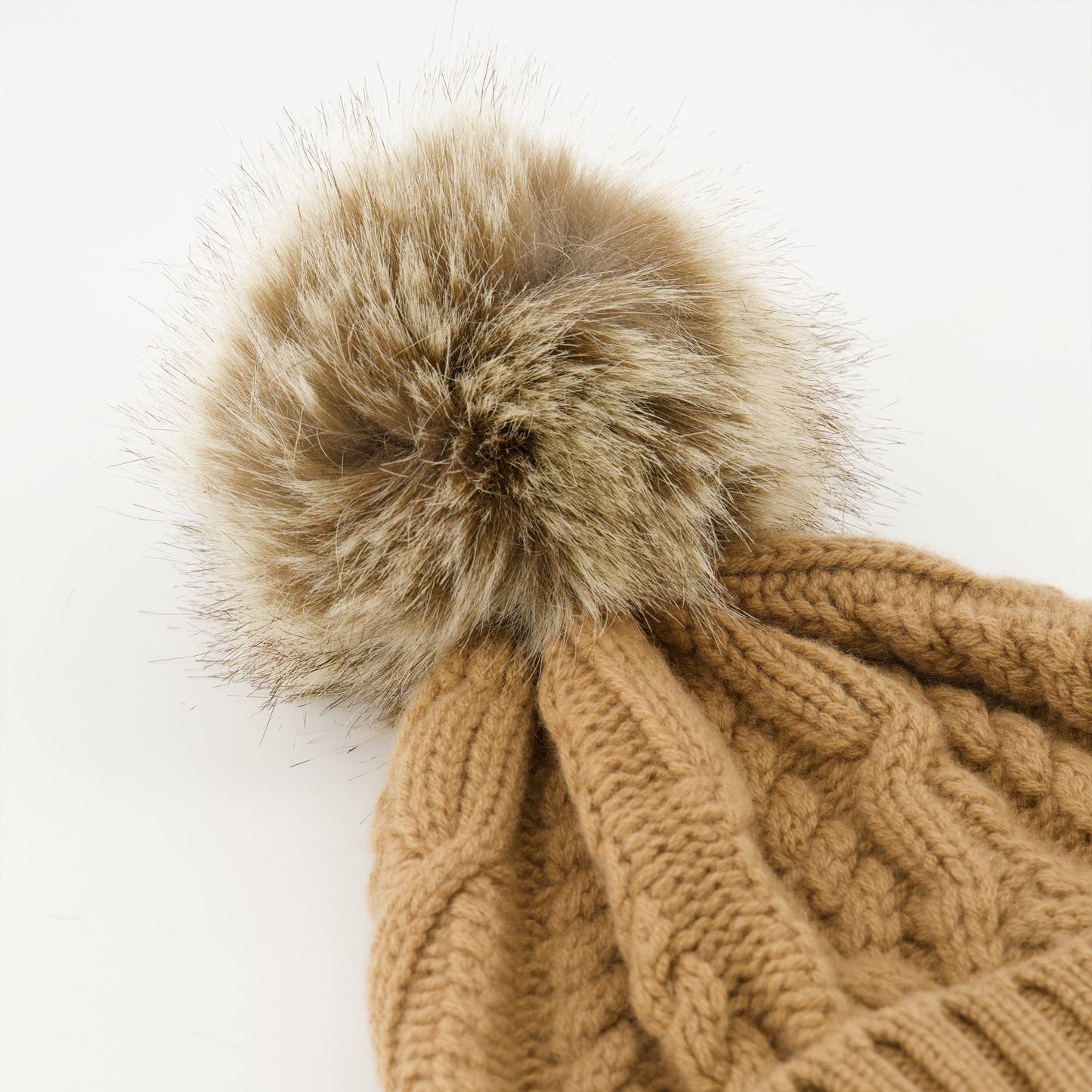 Cashmere Beanie with Pom Pom