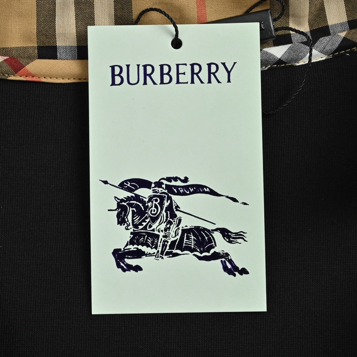 Vintage Check Collar Track Jacket