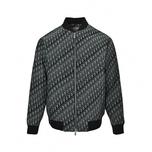 Dark Oblique Tailored Bomber
