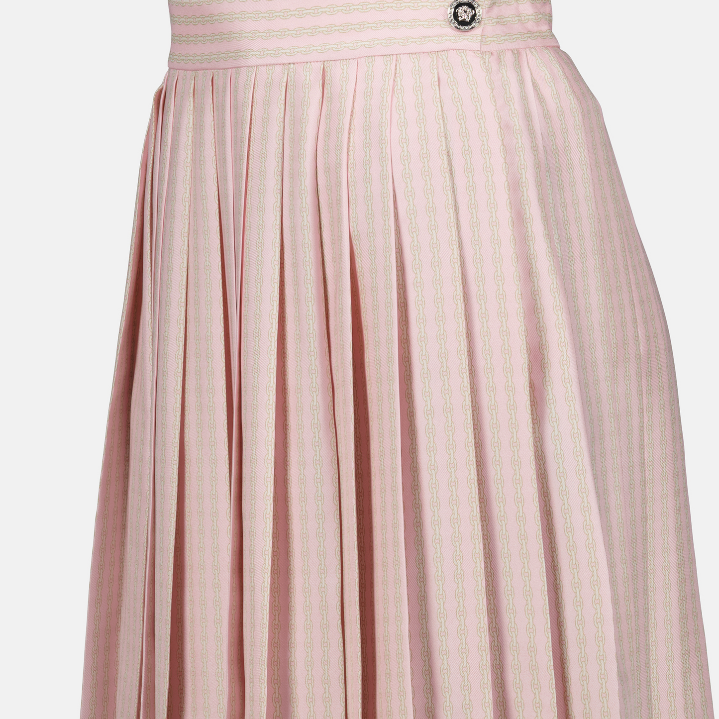 Pleated Silk Skirt