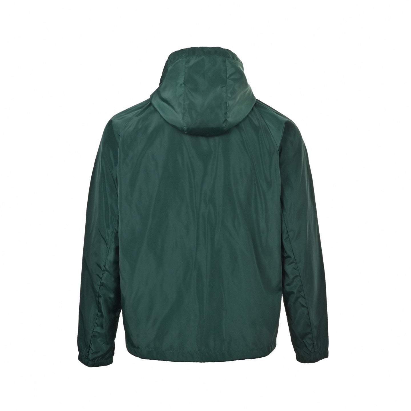 Logo-Patch Hooded Windbreaker | Green