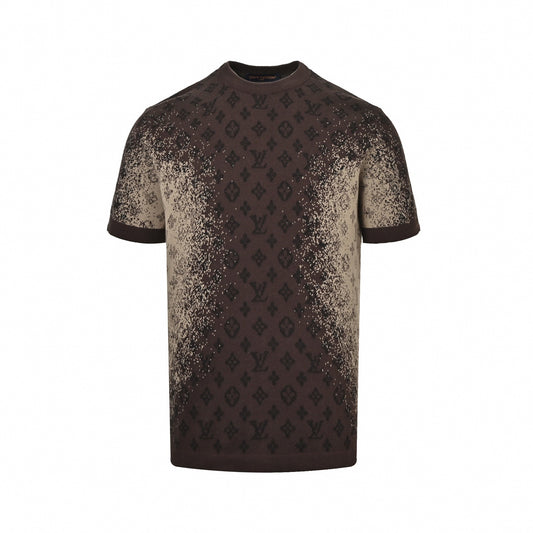 Monogram Pointillism Knit T-Shirt