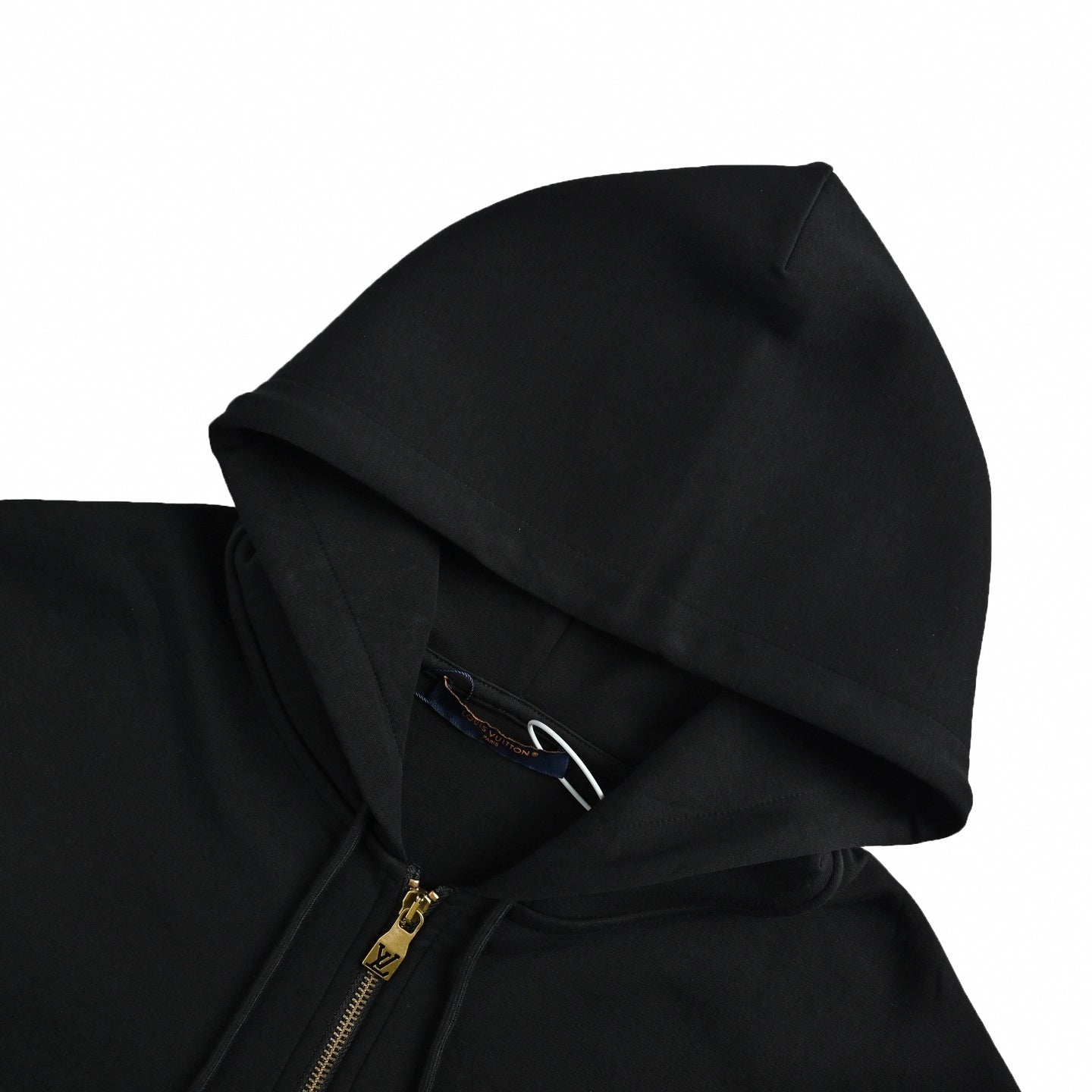 Marque Déposée Zip-Up Hoodie - Black