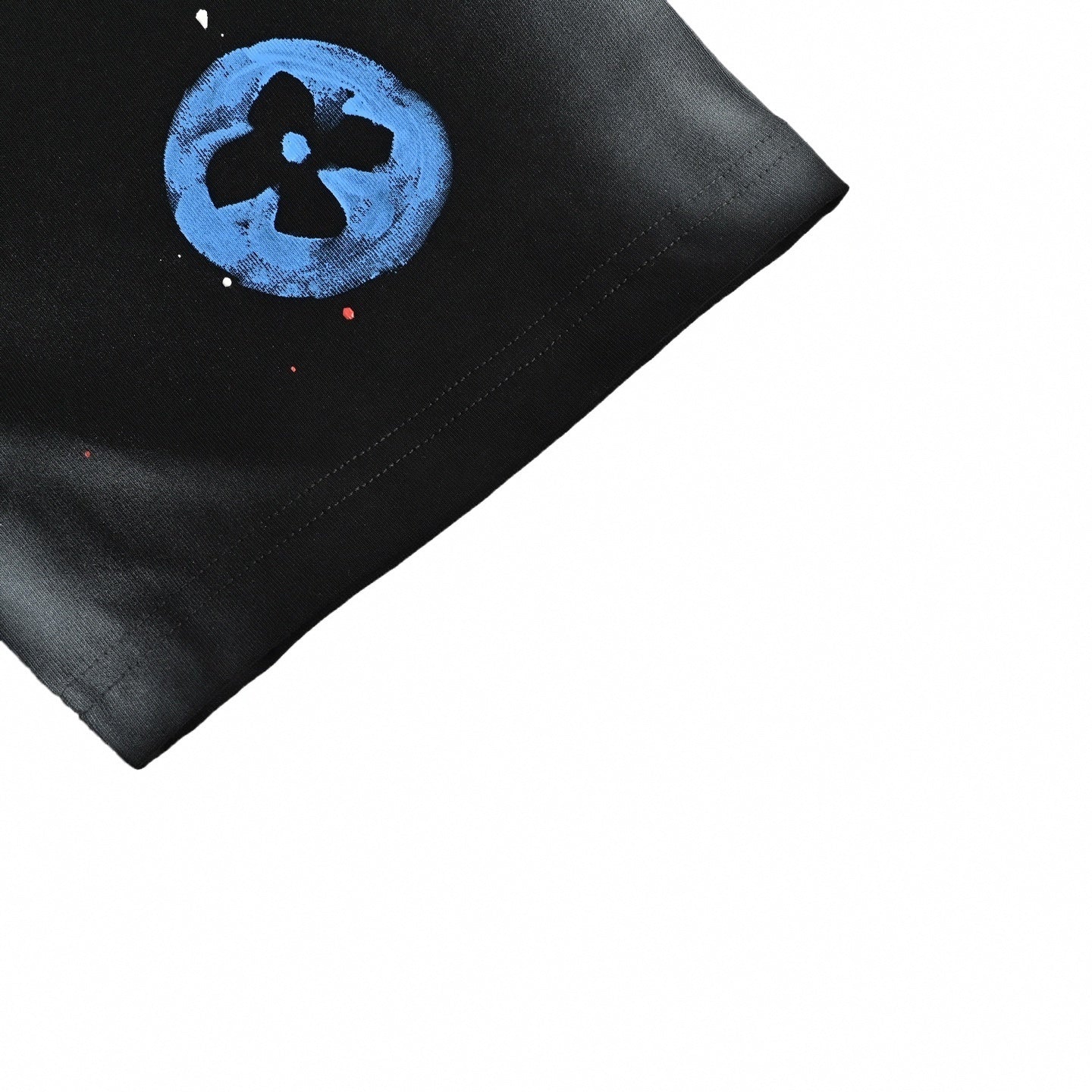 Spray Monogram Cotton T-Shirt