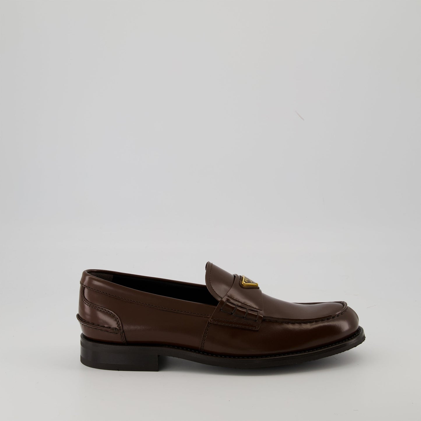 Brushed Leather Loafers