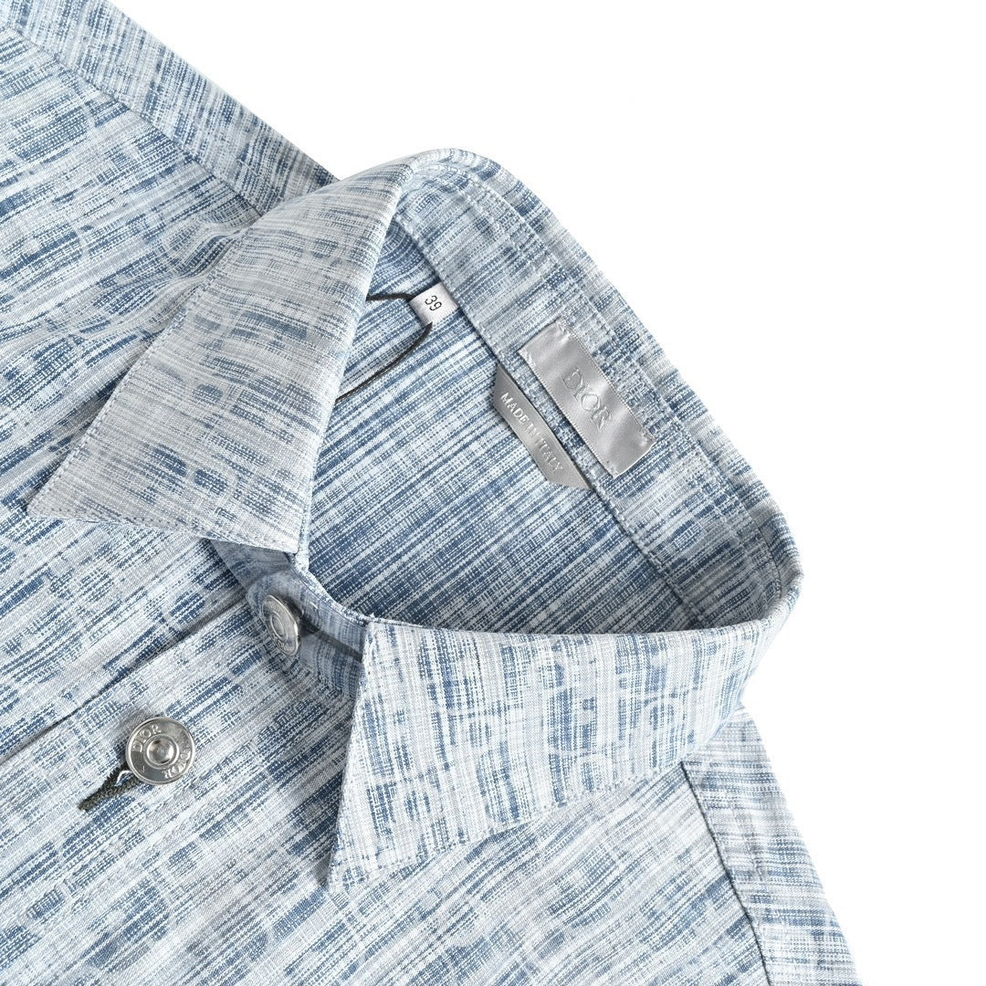 Jacquard Oblique Workwear Shirt