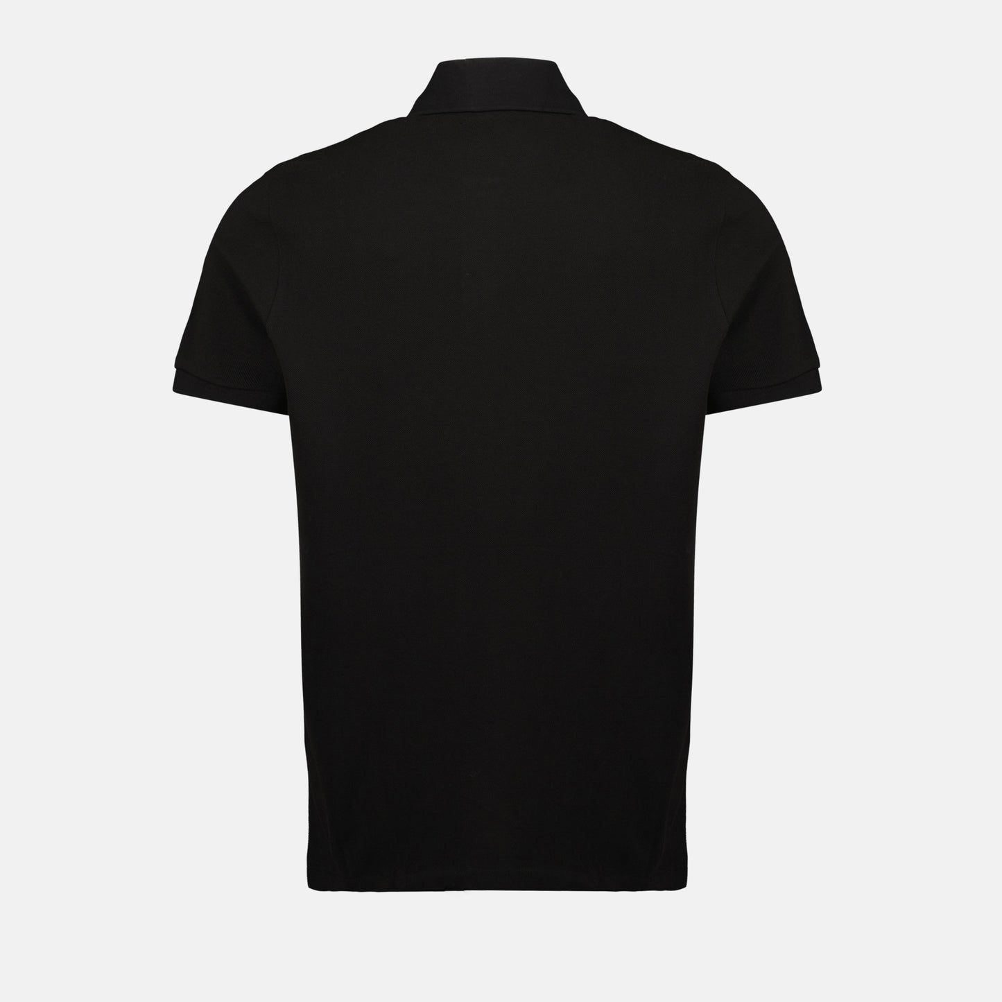 Black Short Sleeve Polo