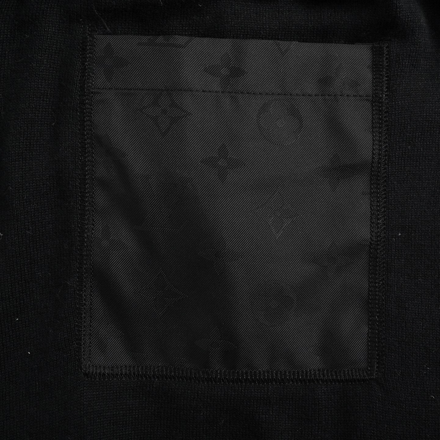 D-Ring Detail Monogram Sweatshirt - Black