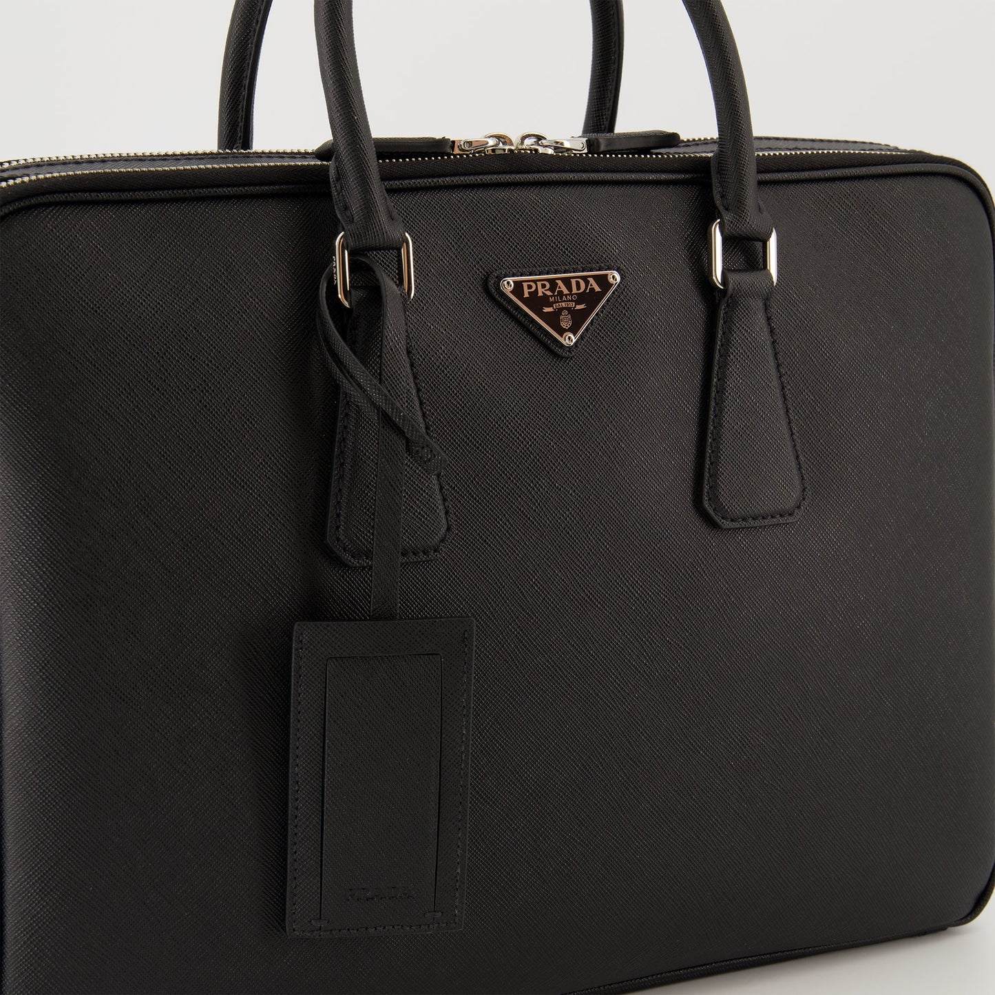 Saffiano Leather Briefcase