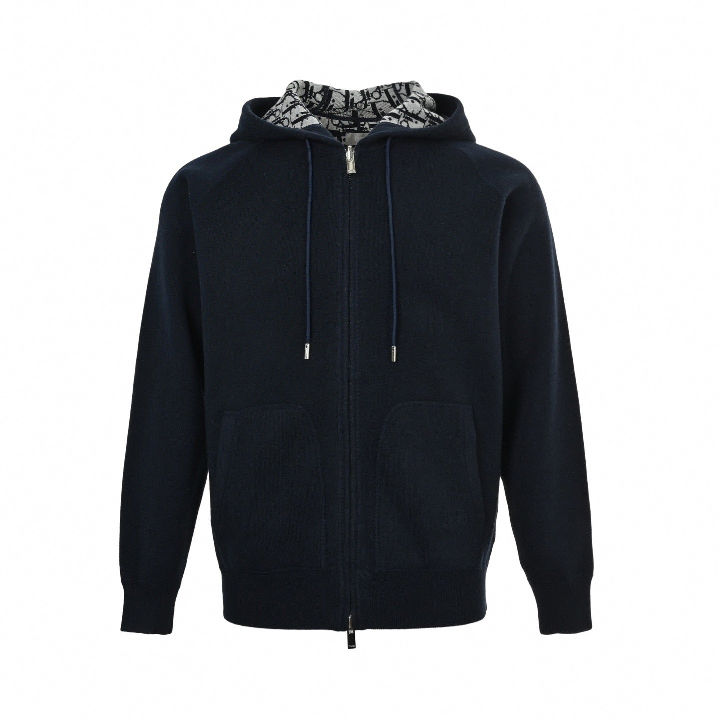 Reversible Two-Way Zip Oblique Hoodie