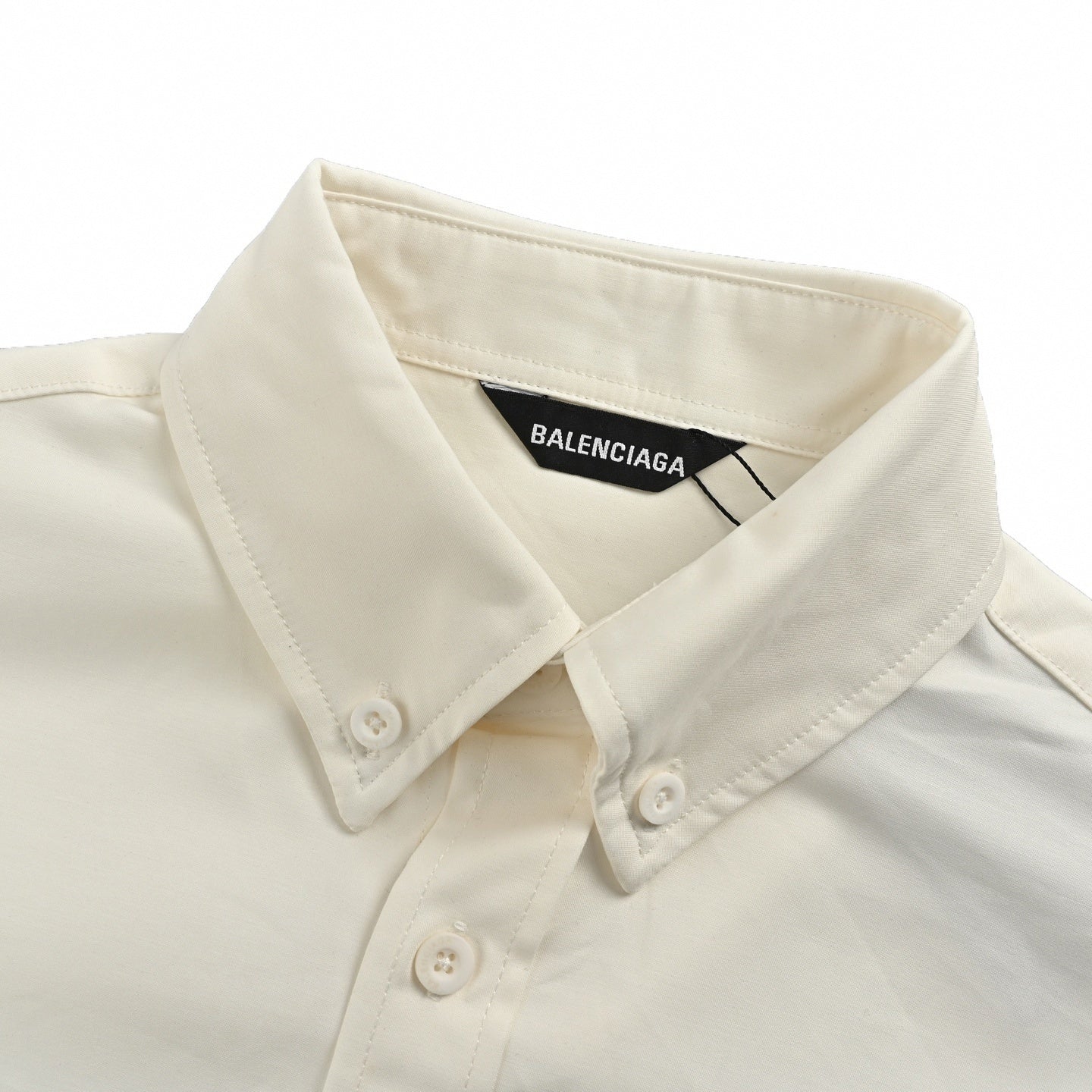 Logo Button-Down Shirt | White