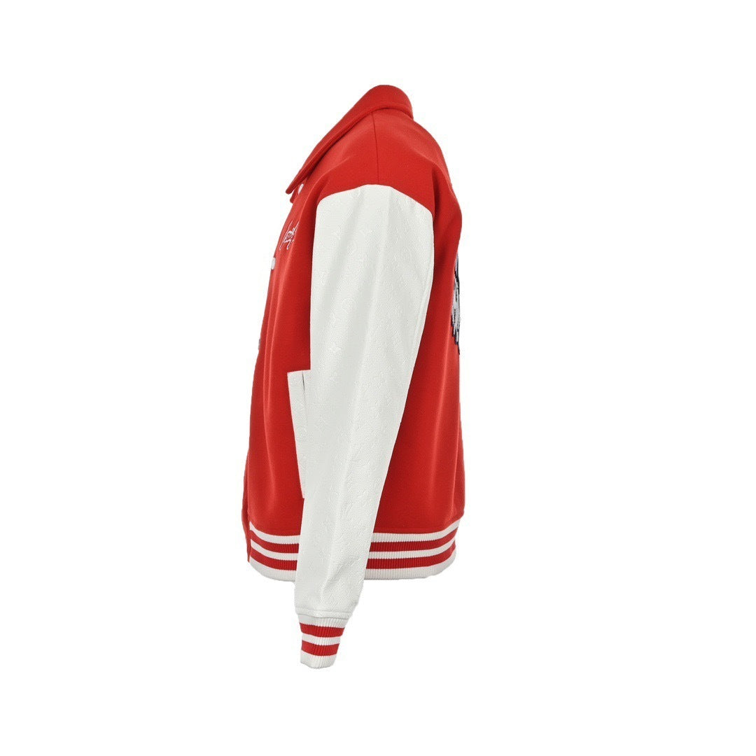 x Yayoi Kusama floral-embroidery jacket