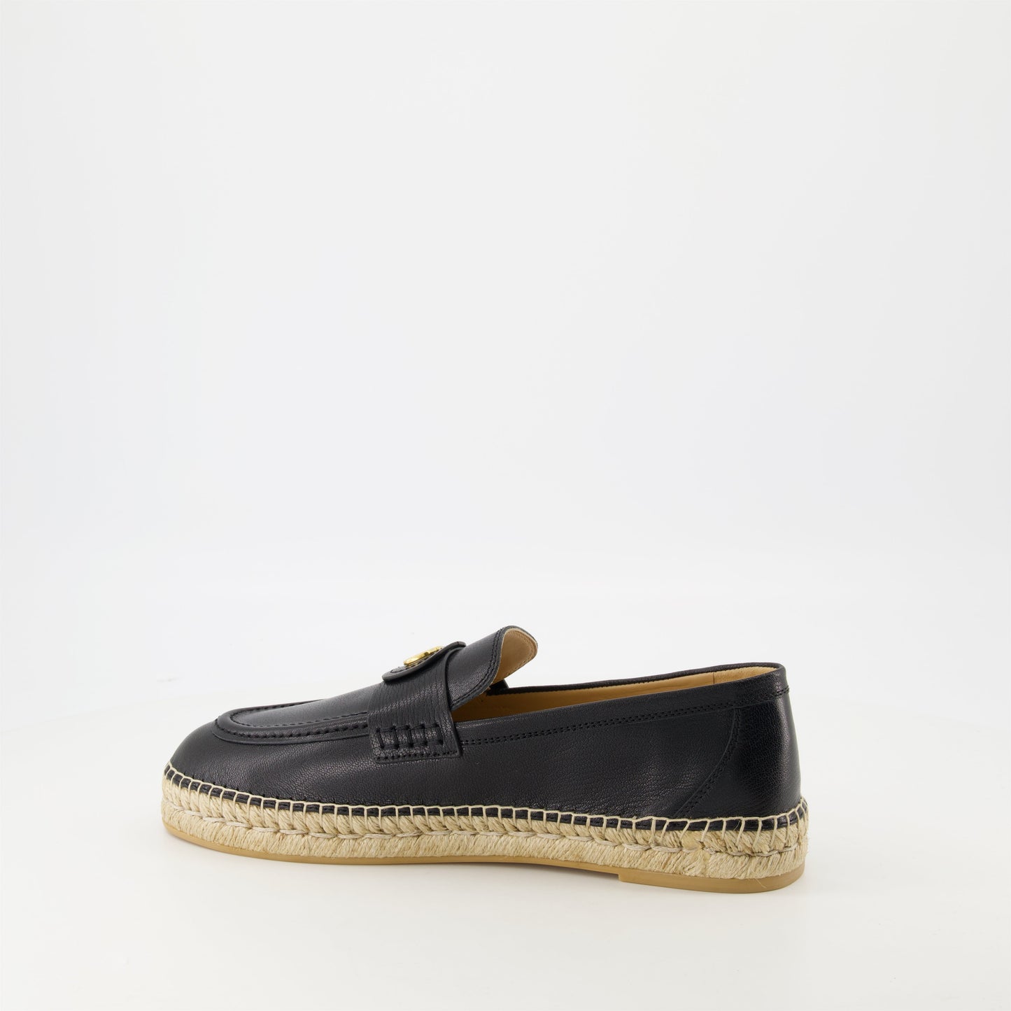 Palm Leather Espadrilles