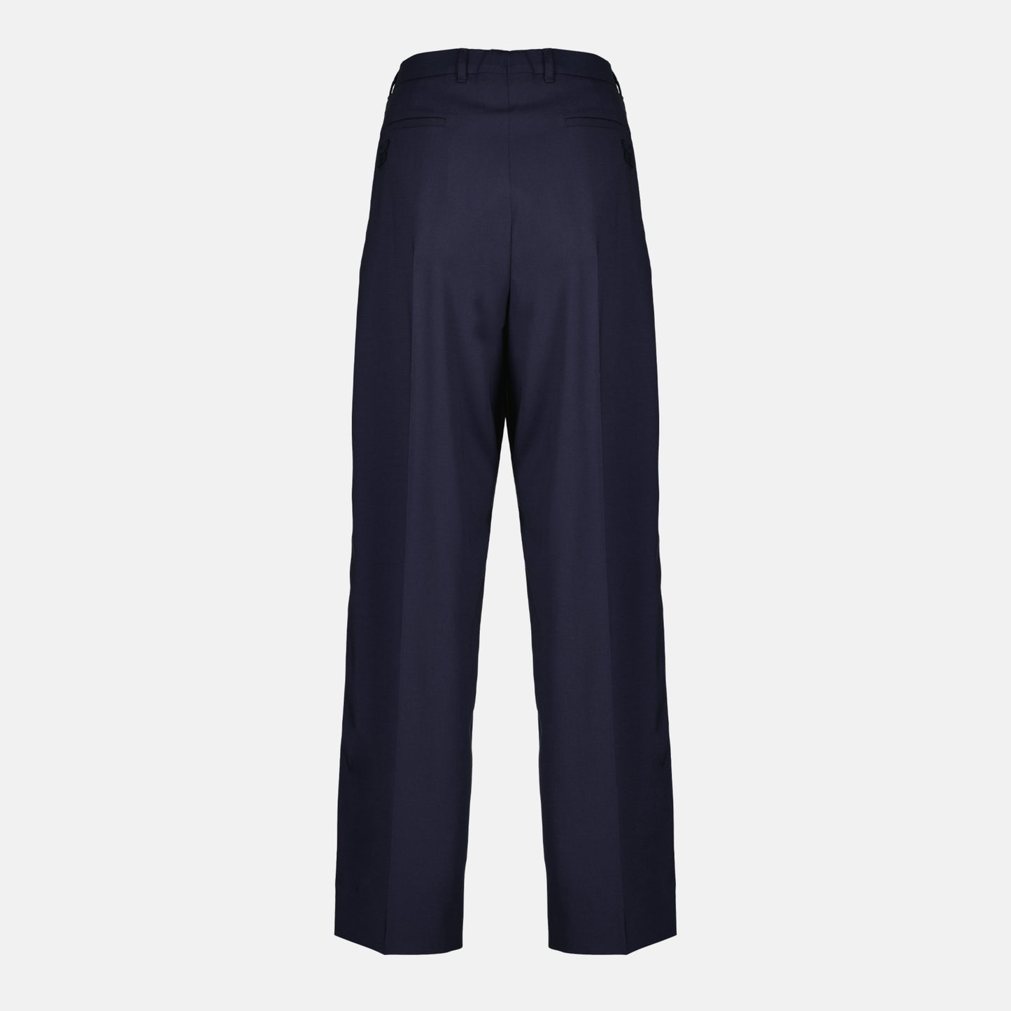 Navy Wool Trousers