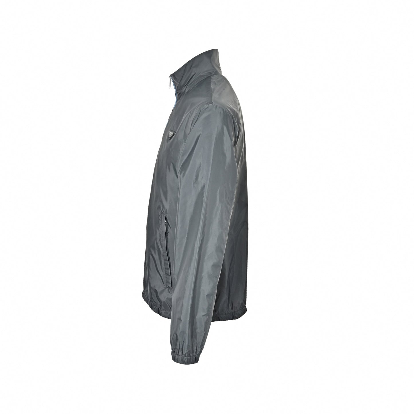 Triangle Logo Nylon Jacket - Grey