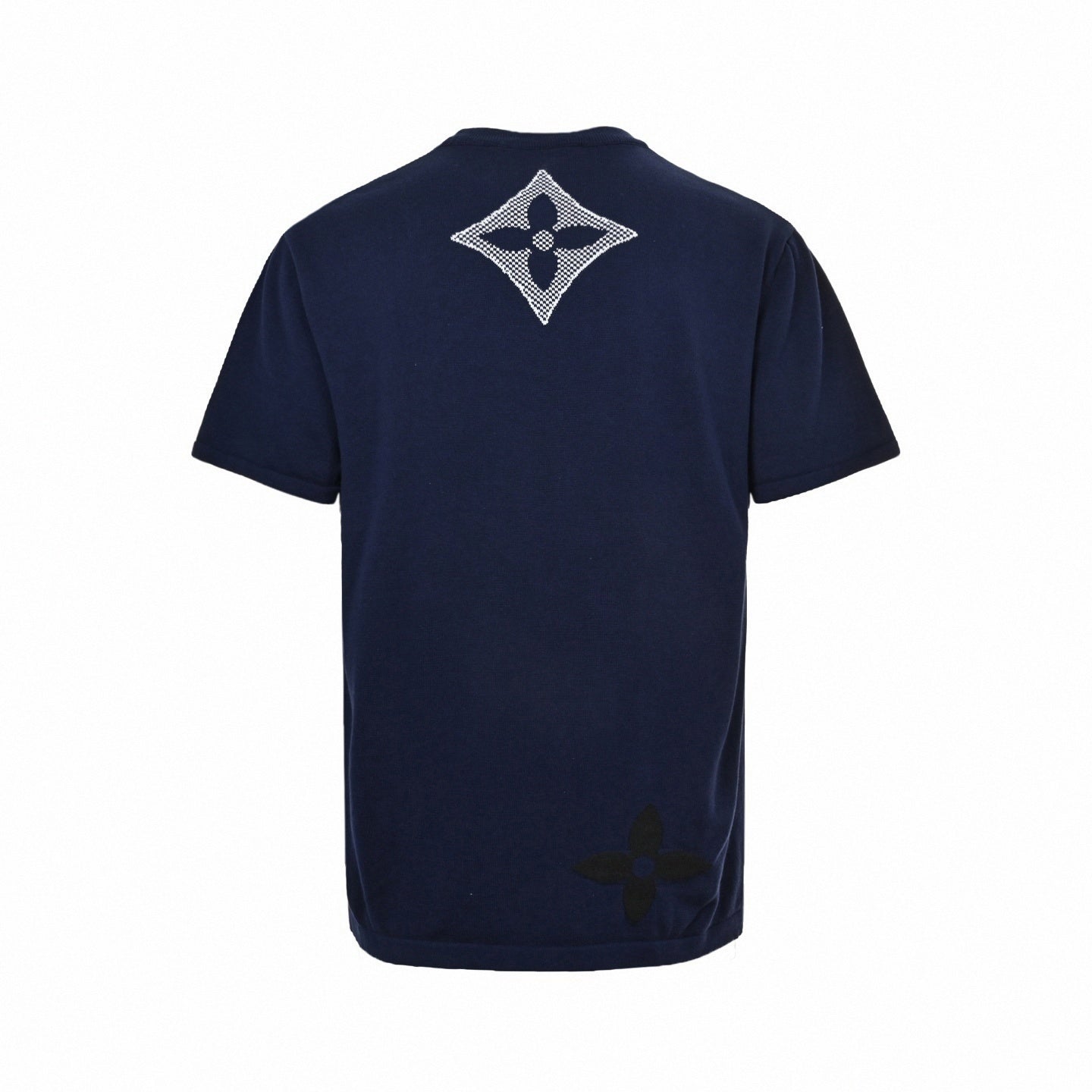 Scattered Monogram Intarsia Knit T-Shirt