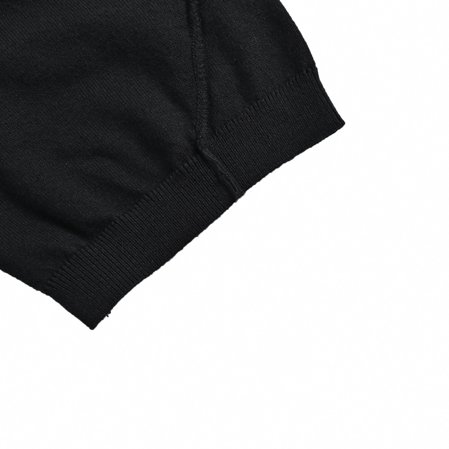 Black-on-Black Grosgrain Patch T-Shirt - Black