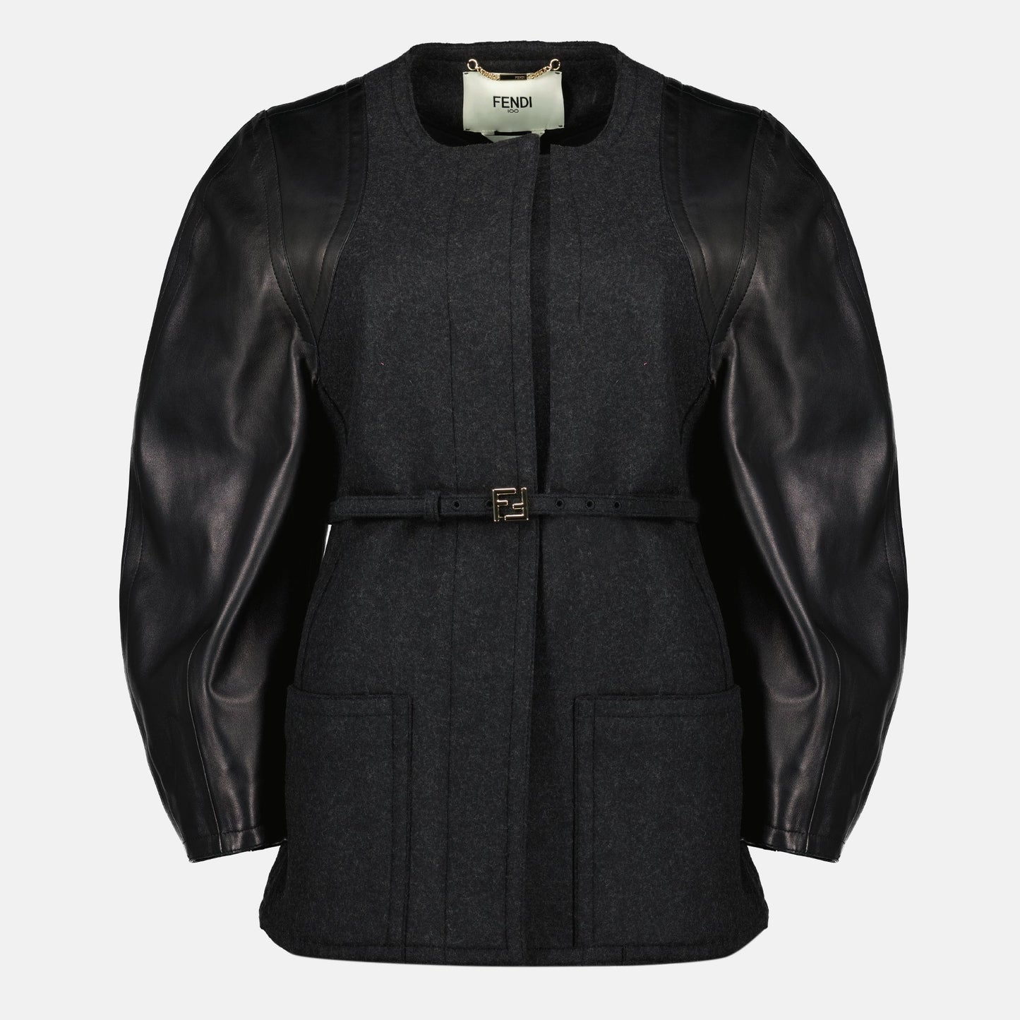 Wool and Leather Jacket