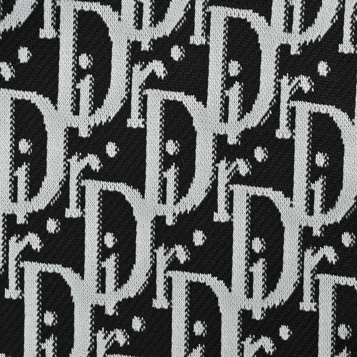 Oblique Jacquard Tracksuit Set | Black & White