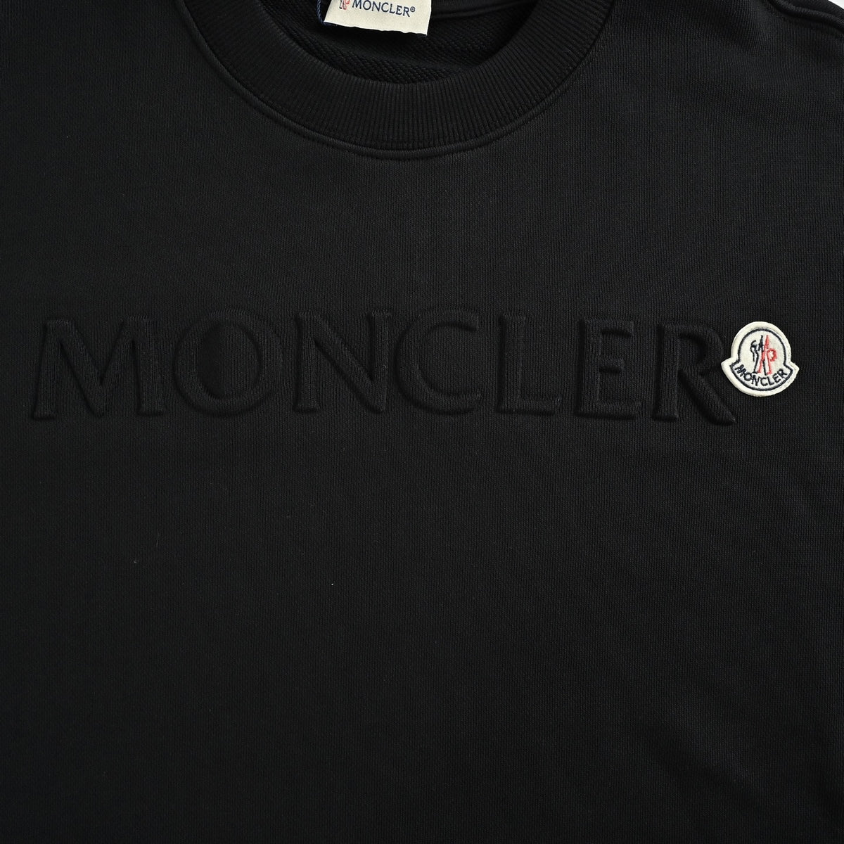Blackout Embossed Moniker Crewneck