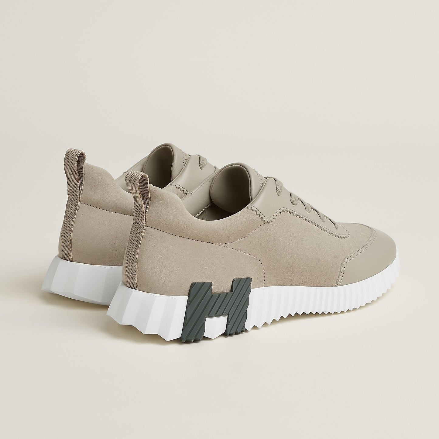 Bouncing Sneaker - Taupe/White