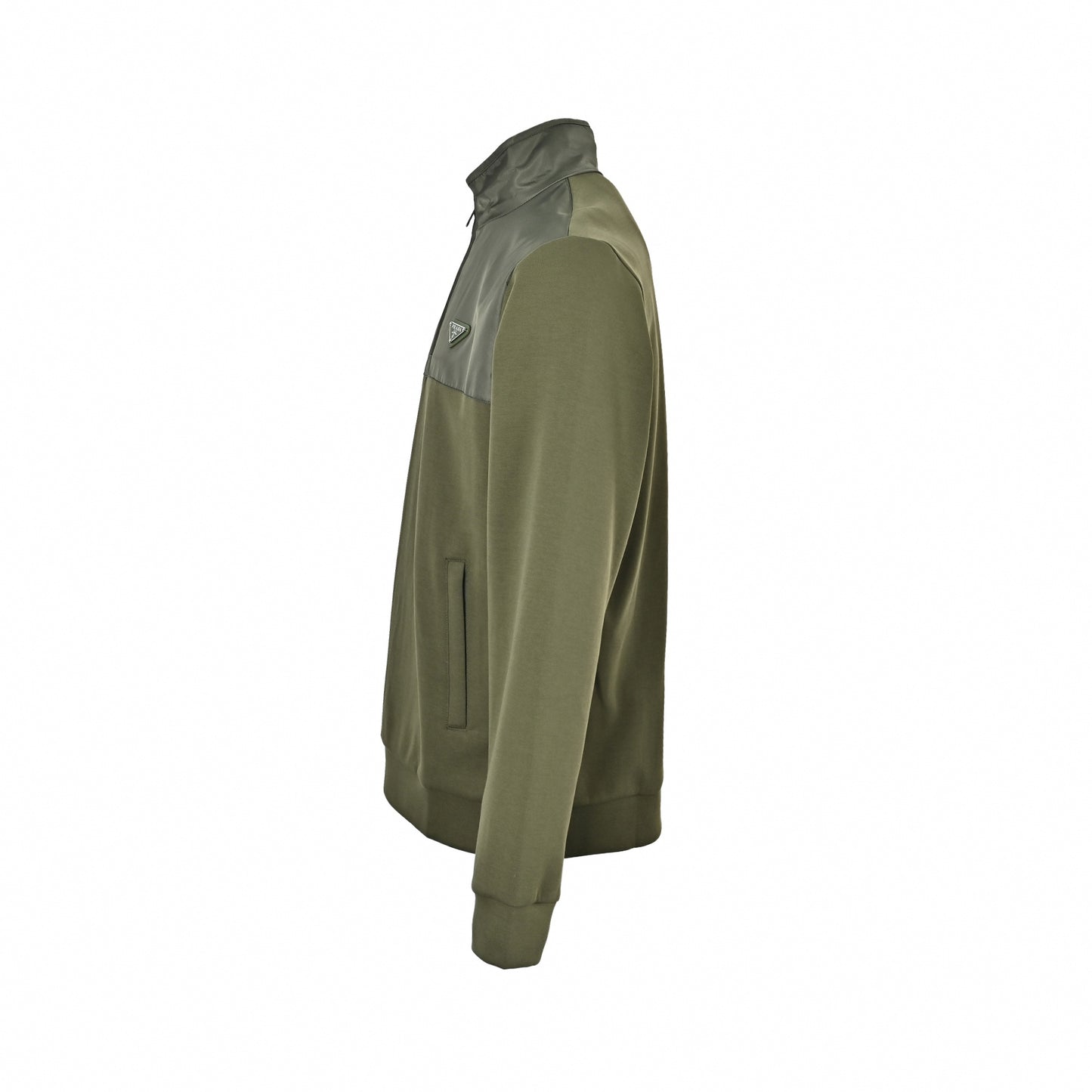Re-Nylon and Cotton Half-Zip Sweatshirt