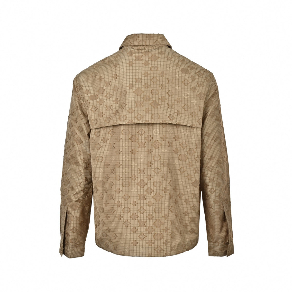 Monogram Grid Ripstop Zip-Up Jacket