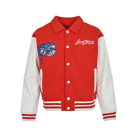 x Yayoi Kusama floral-embroidery jacket