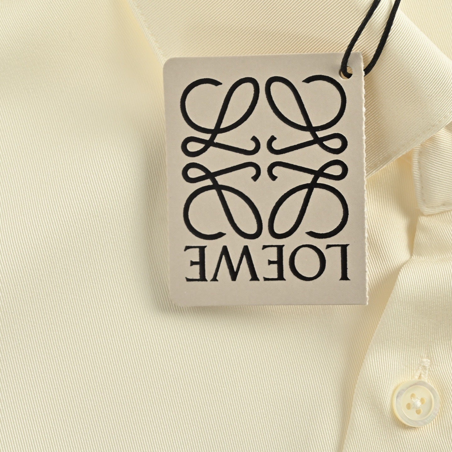 Logo Printed Silk Shirt