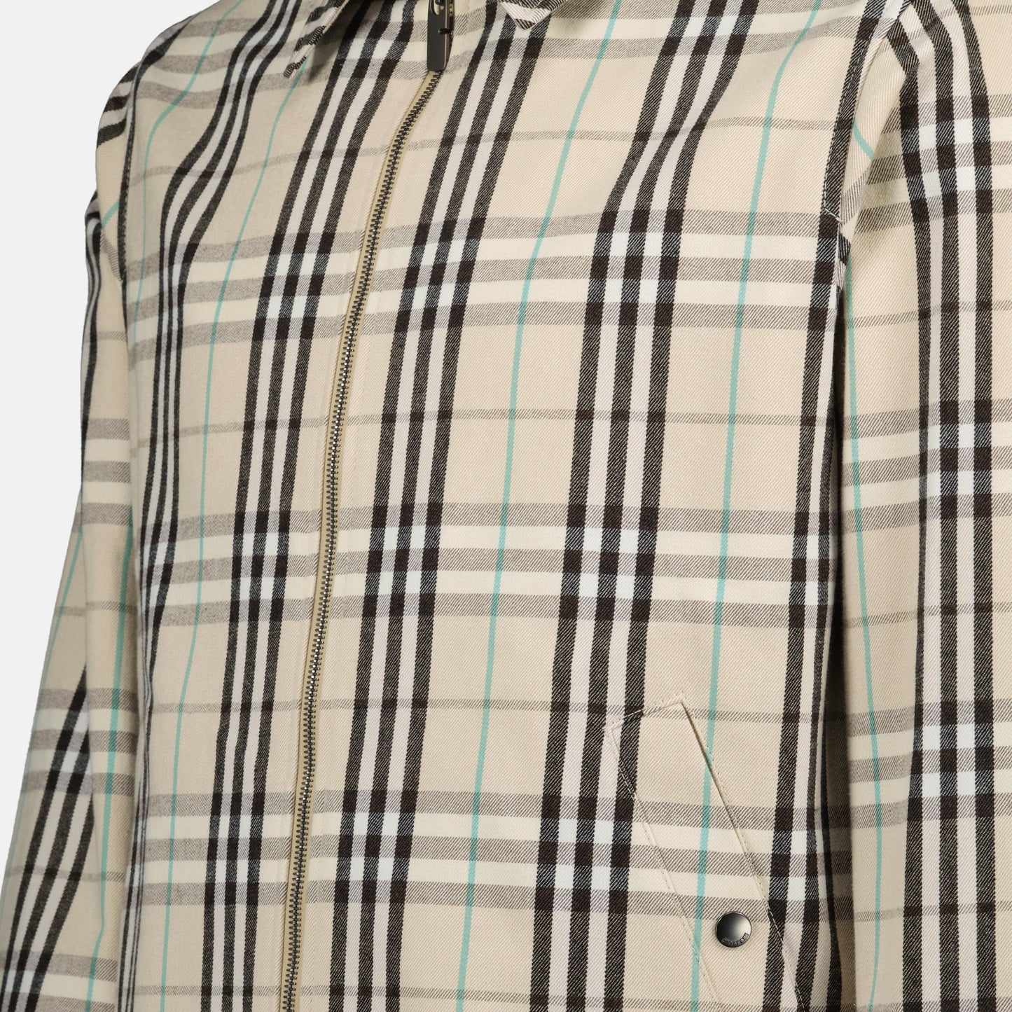 Checked Harrington Jacket