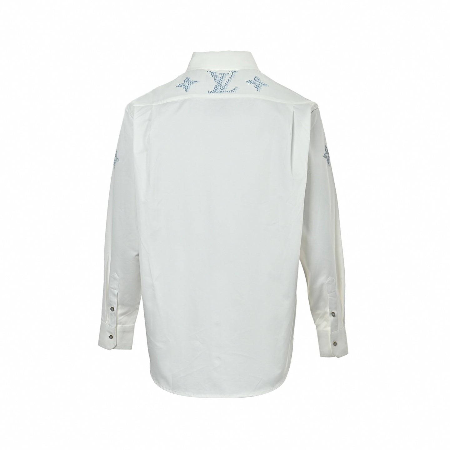 Scattered Pointillism Monogram Button-Down