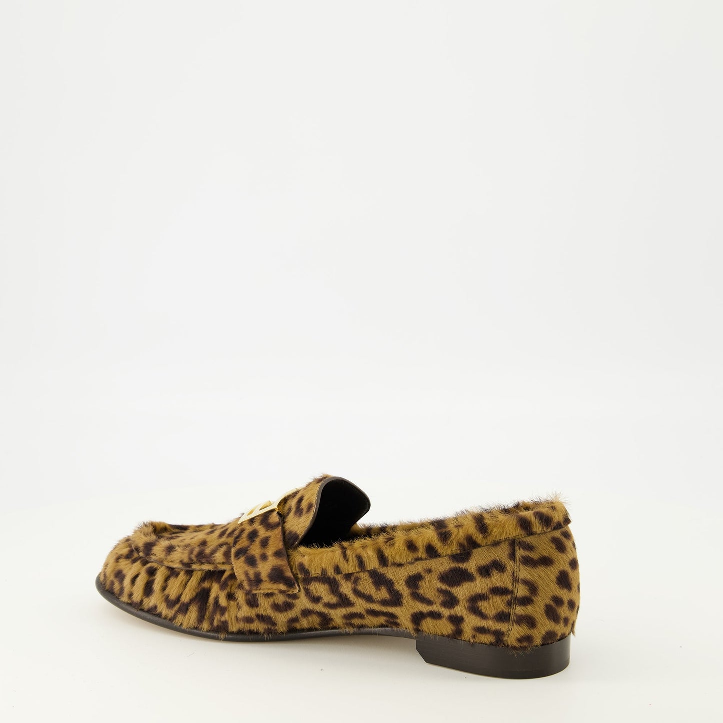 Leopard Print Baguette Loafers