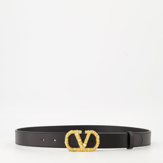 VLogo Crystals Belt