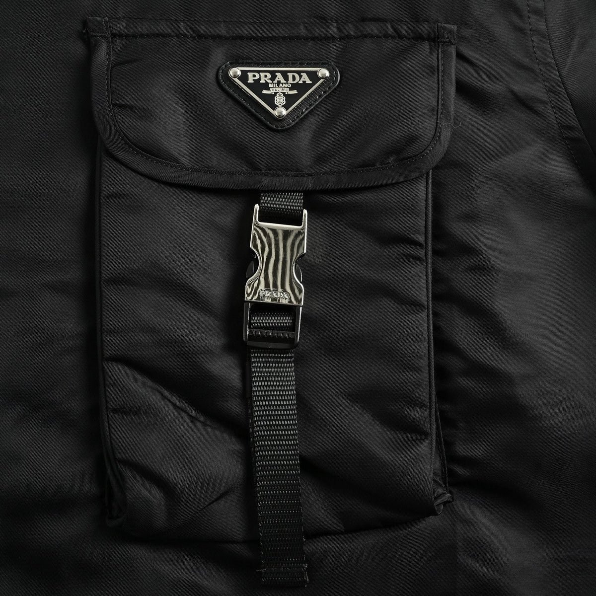 Re-Nylon Buckled Cargo Overshirt