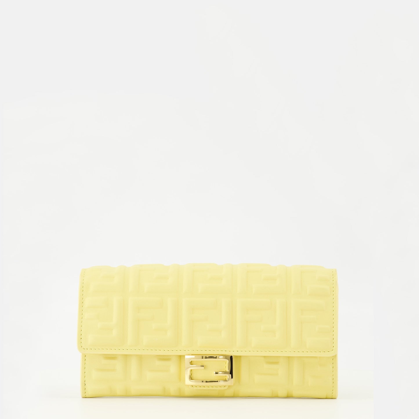 Yellow Chain Baguette Wallet
