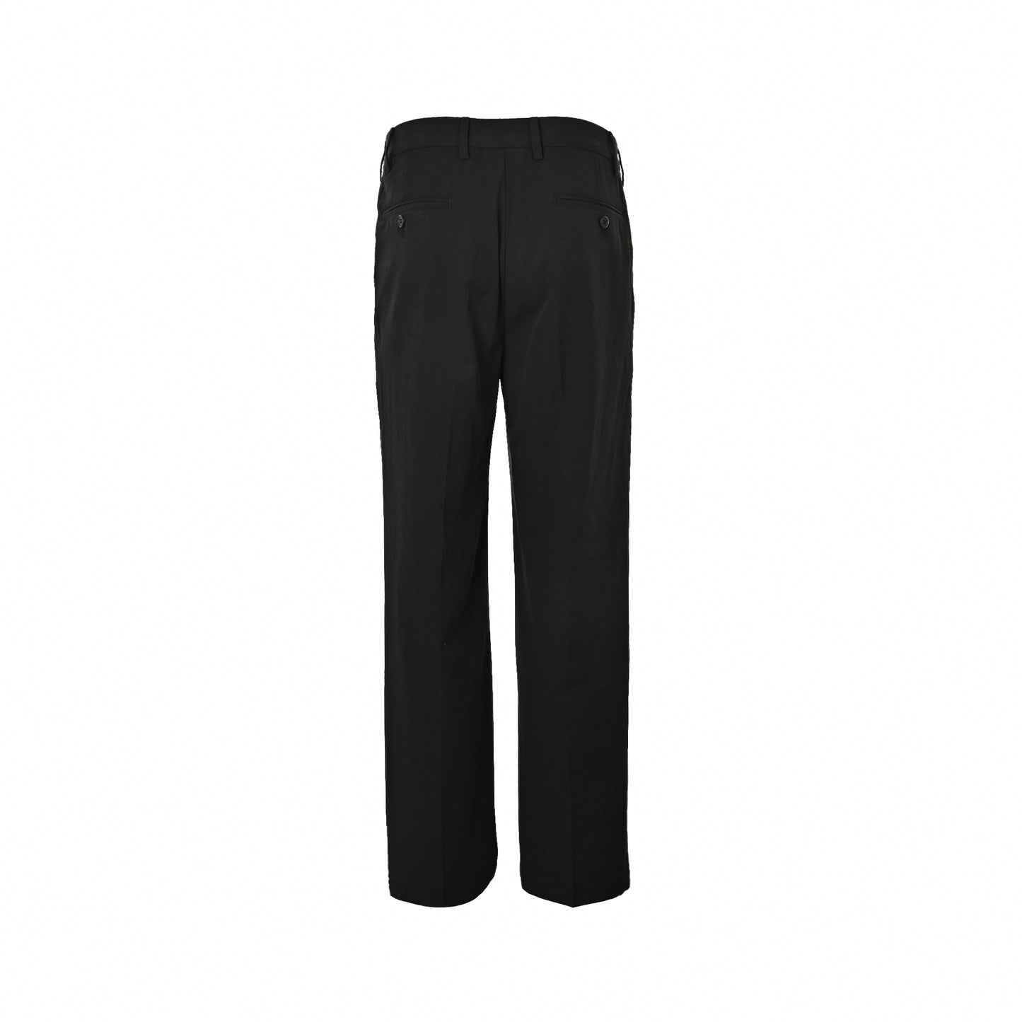 Gabardine Trousers with Triangle Logo | Black