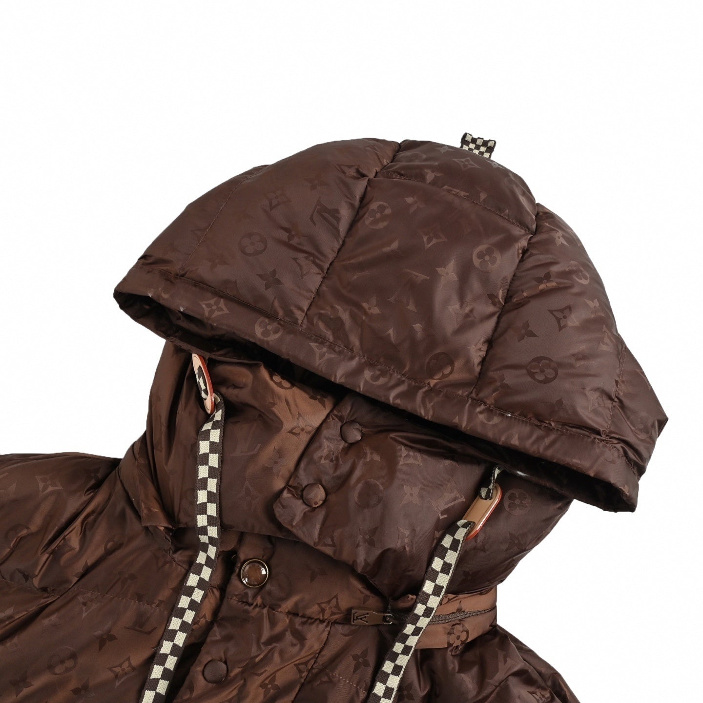 Monogram Jacquard Ski Puffer - Bronze
