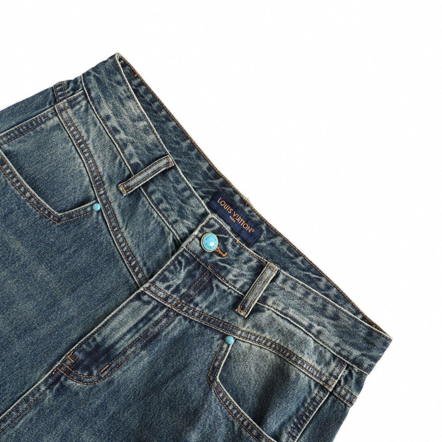 Relaxed Distressed Carpenter Jeans