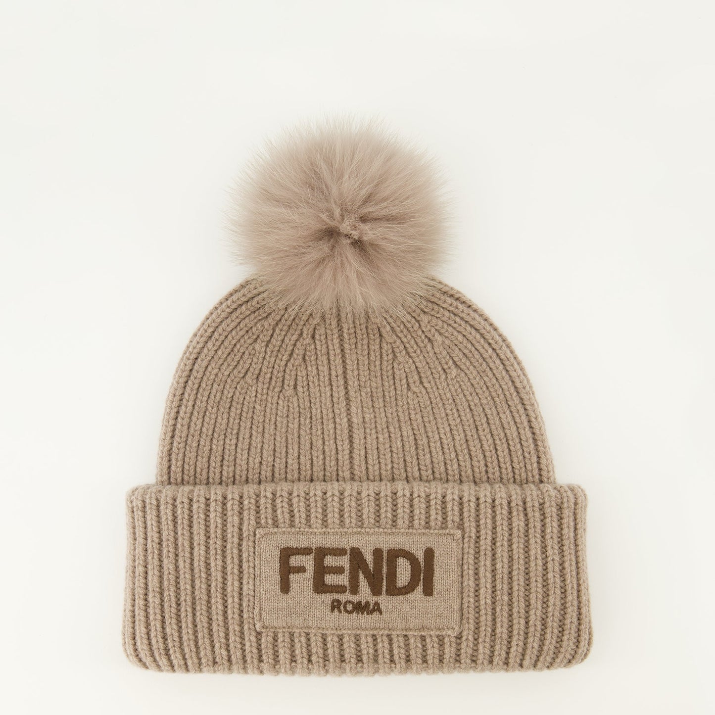 Gray Wool Beanie